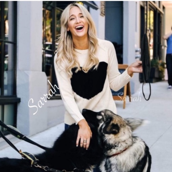 Sale Last 1 S New Adorable Cozy LOVE Knit Sweater - Picture 4 of 6